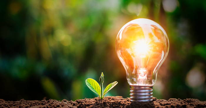 eco-friendly natureza e eletricidade